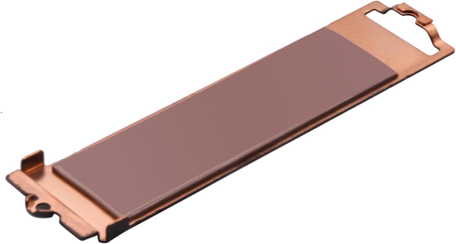 BestParts Brown Thermal Material M.2 2280 Solid State Drive Heatsink Shield Caddy Replacement for Dell Alienware M16 M18 R1 NVME SSD1 SSD2 Bracket 0K3RRF K3RRF