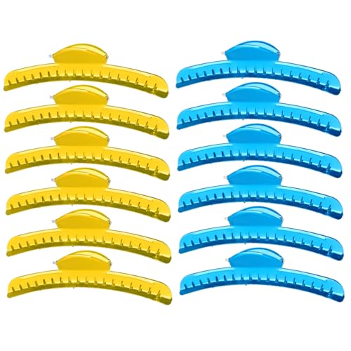 Pinzas metálicas para el cabello set de 12 piezas de aluminio para modelar en casa y exterior