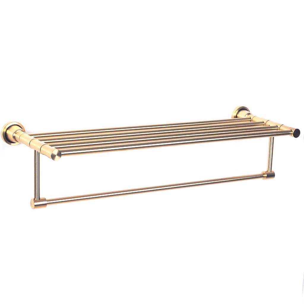 Porte-serviettes brossé en aluminium haut de gamme style rétro européen