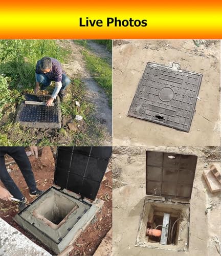 Cubierta reforzada para tanque de aguas residuales en hierro fundido estructural 7