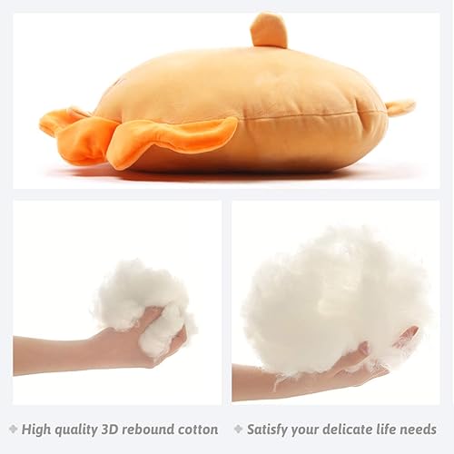 Vista 46 de Almohada de peluche suave para niños, regalo para cumpleaños, San Valentín, Navidad., Ballena, Azul (Sky Blue) Ballena,Panda Negro,Dinosaurio