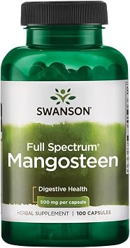 Swanson Full Spectrum Mangosteen- 500 mg 100 Capsules
