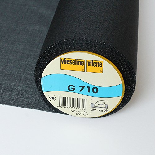 MOORE DENIM Vlieseline Gewebeeinlage G710 schwarz (50 g/lfm) Meterware per 0,5 m Cover