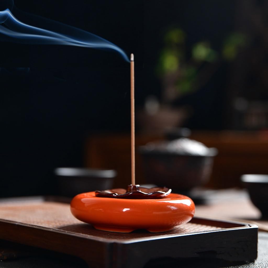 Amazon.com: Incense Holder Creative Persimmon Ceramic Aroma