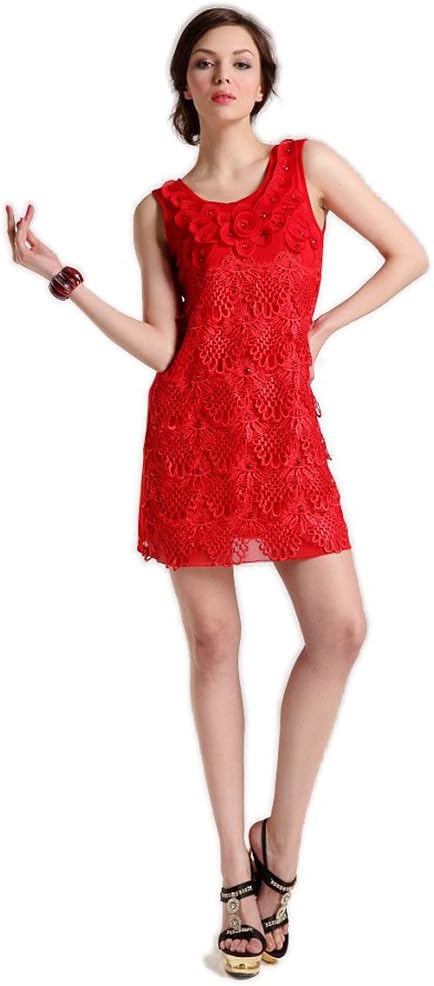 Gatsby Dress 1920s Red Peacock Sequin Dress Cocktail Women