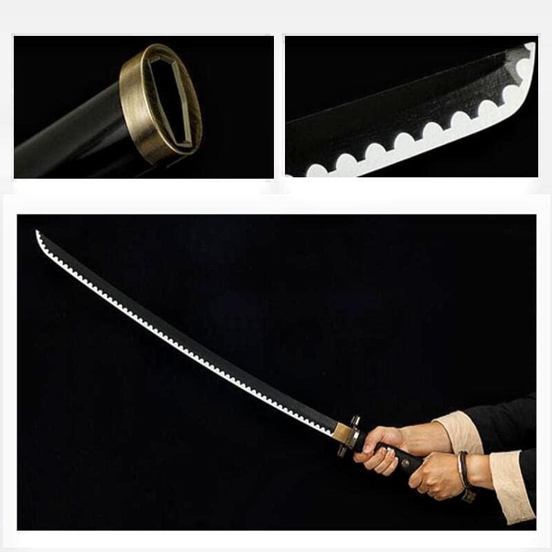 Miniatura 4 de Espadas Zoro de bambú Roronoa Zoro Cosplay Prop enma Zoro Espada alrededor de 41 pulgadas texturas originales para anime, adecuadas para cosplay,