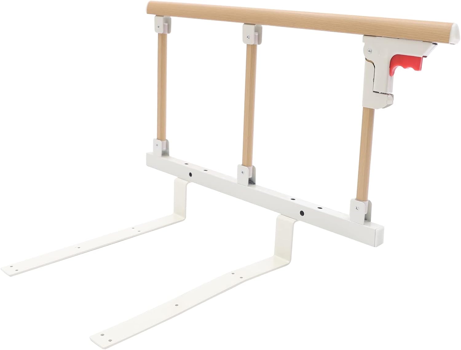 3-Speed Bed Fence for The Elderly, Pregnant Women, Disabled, Injured with Non-Slip Textured Gripper flip Barrier-Free handrails