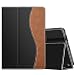 Produktbild MoKo Case Compatible with All-New Fire HD 8 Tablet and Fire HD 8 Plus Tablet (10th Generation, 2020 Release),Slim Folding Stand Cover with Auto Wake/Sleep Function (Schwarz/Braun)