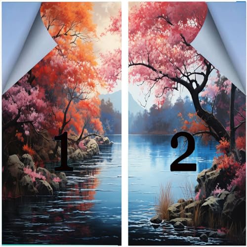 Vinilo decorativo para ventana 17.7x23.6 pulgadas x2 pcs miniatura 3