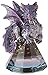 StealStreet 71698 3.5 Inch Purple Baby Dragon on Pyramid Glass, Statue Figurine