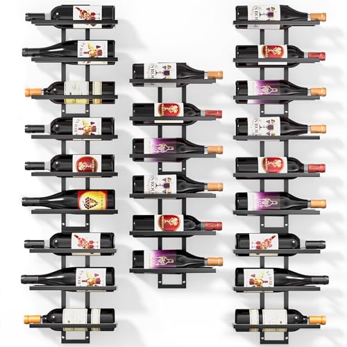 Alytree 24-Bottle Detachable Wall Wine Rack