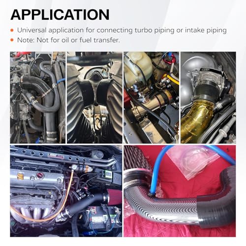 BEIJIULI 1.5" ID 90 Degree Silicone Elbow Coupler Hose with Stainless T-Bolt Clamp,Thickness 5mm,4" Leg Length,4 Layers Reinforced Turbo,Intercooler,Intake Radiator Piping by BEIJIULI - Used condition - Image 5