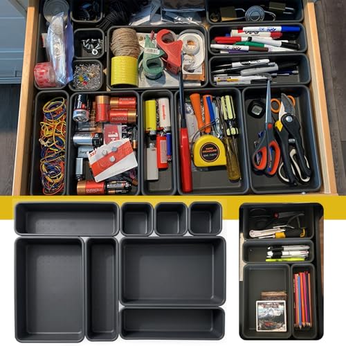 Organisateurs de Tiroir Modulables Profonds 8 pcs, Etoile
