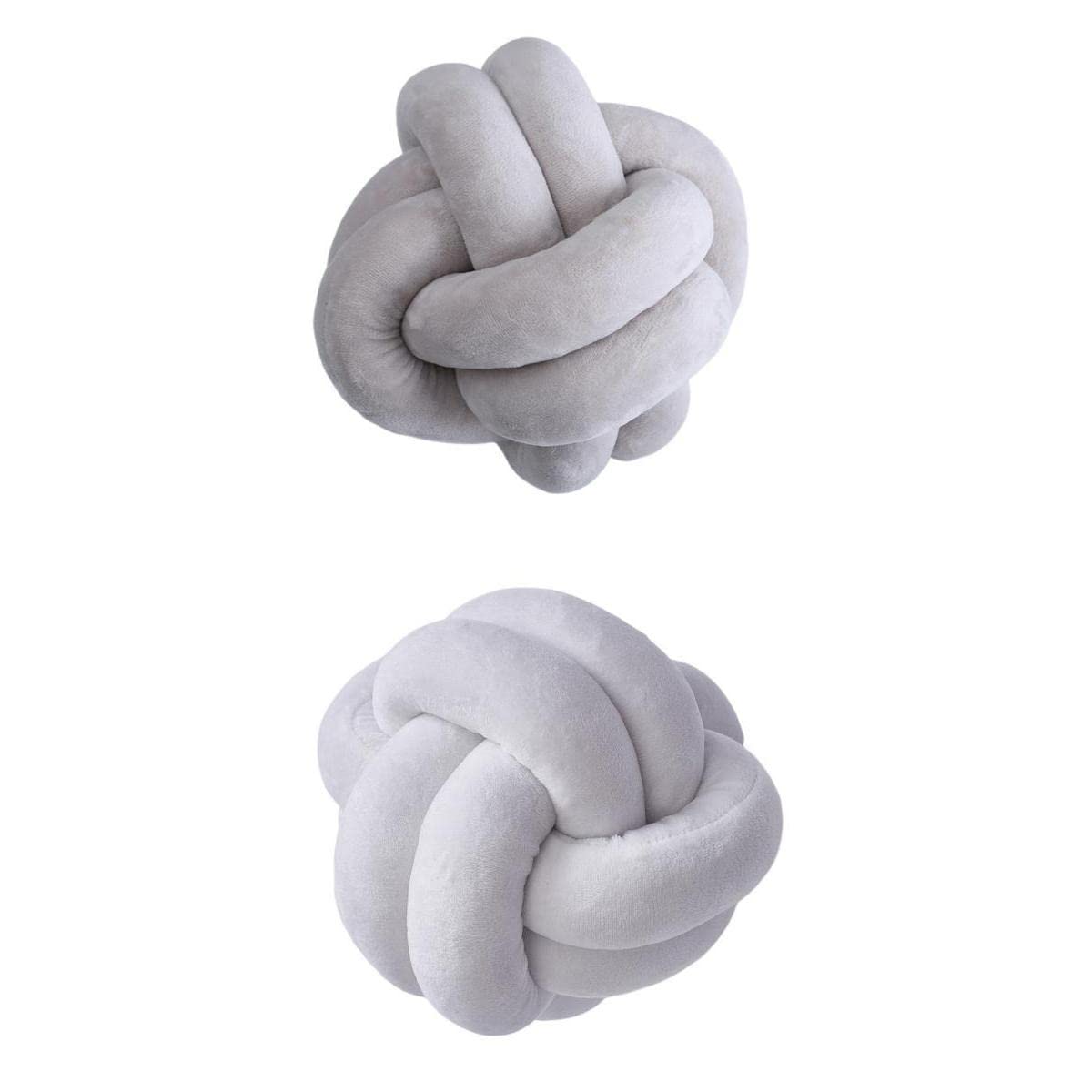 Enakshi 2 Pieces Soft Plush Knot Cushion Sofa Throw Pillow for Living Room|Home & Garden|Home Dacor> Pillows-image-29