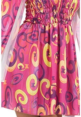 Vista 2 de fun shack Vestido elegante de los años 70 para mujer, vestido hippy para mujer, disfraz hippie para mujer, disfraz de Gogo para mujer