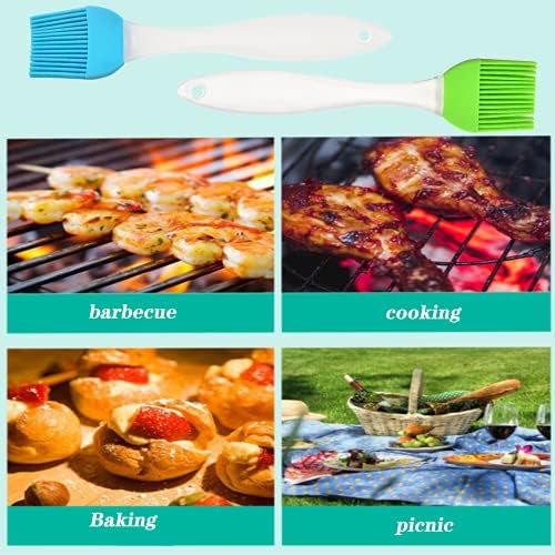 Pędzel kuchenny, silikonowy pędzelek do grillowania, szczotka do grillowania, do grillowania, ciast, pieczenia, pieczenia pieczenia, smarowania olejem