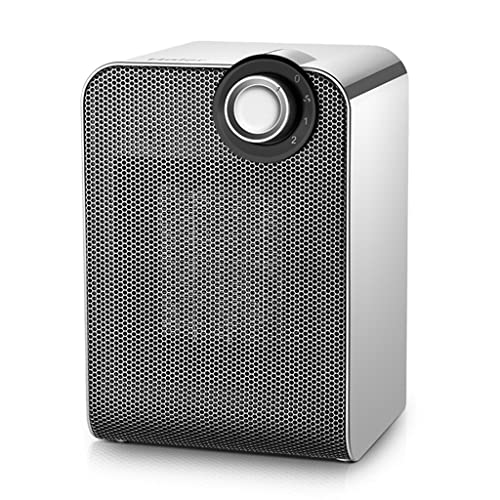 Heizung Haushaltsrettung Kinderheizung Mini-Elektroheizung Kleiner tragbarer elektrischer Heizgerät Badezimmer-Herd Büroöhe (Color : Weiß, Size : 16 * 14 * 24cm) Cover