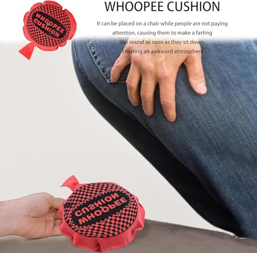 Inflating Whoopee Cushions/Novelty & Gag Toys Fart Noise Maker/Trick Joke Toys Fart Bomb, Classic Prank Toys, Parties, Office Fart Prank/Cadeau Drole Adulte/Coussin Whoopie - Image 3
