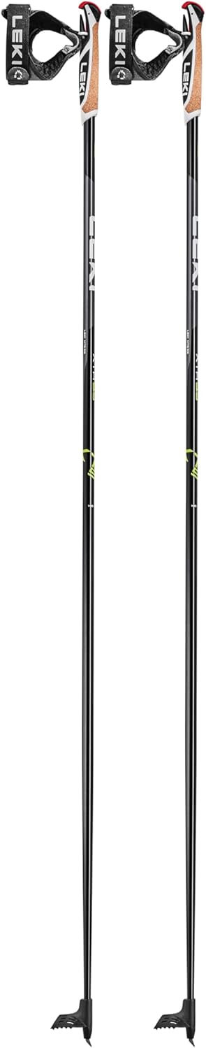 LEKI XTA 5.5 Lightweight Aluminum Cross-Country Ski Poles for Nordic Skiing
