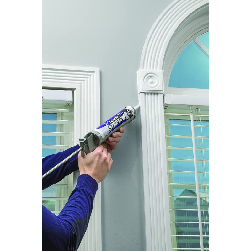 Dap 7079818712 Extreme Stretch Premium Urethanized Sealant, Iron Stone, 10.1-oz. - Quantity 12