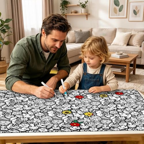 Plaid en velours de polyester de qualité supérieure avec kit de dessin d'art