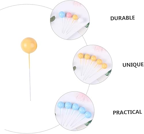 Miniatura 6 de ERINGOGO 30 piezas de adornos de decoración de tartas, bolas de perlas para baby shower, decoración de boda, decoraciones de flores para comida,