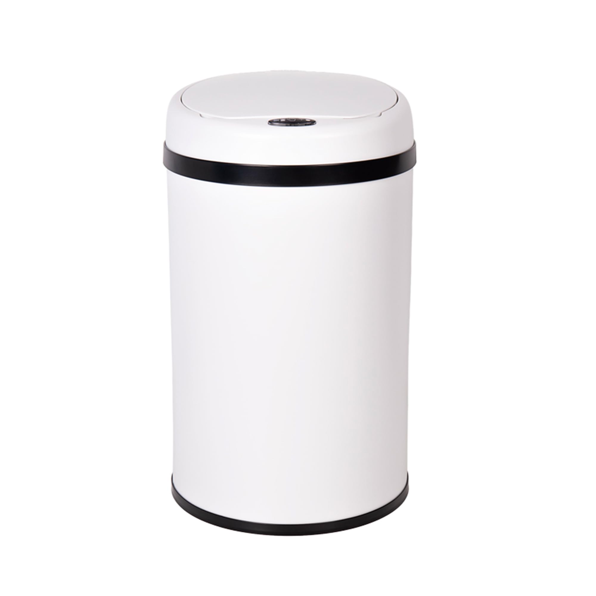 Cofan Cubo de Basura con Sensor de Movimiento, Apertura Automática, Papelera Inteligente, Metal ABS PP, 30 L, Blanco