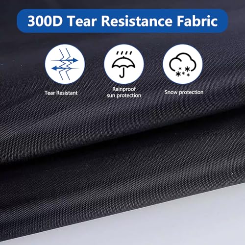 15 inch Outdoor Speaker Covers, 2 Pack Weatherproof Speaker Cover for PA DJ Powered Speakers - 600D Thick Oxford Fabric Waterproof UV Protection Dustproof