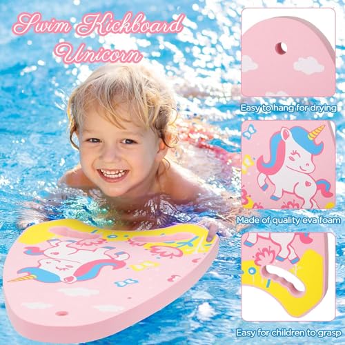 Image of Arrowmax Swimming Kickboard for Kids and Adults - EVA Foam Swim Training Board with Ergonomic Grip - Swim Aid for Beginners and Advanced Swimmers - Lightweight and Durable (Pink)