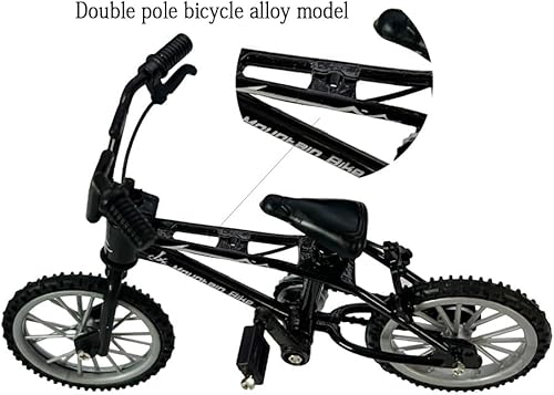 Miniatura 2 de BMX Toys - Juego de bicicleta de dedo de aleación BMX funcional para niños bicicleta de dedo mini dedo-BMX azul