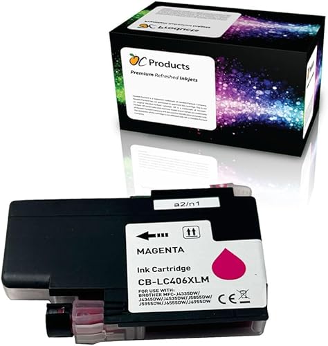 Miniatura 5 de OCProducts - Cartucho de tinta de repuesto compatible para Brother LC406XL, color negro para MFC-J4335DW MFC-J4345DW MFC-J4535DW MFC-J5855DW