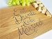Algis Crafts | EAT DRINK & BE MARRIED - Cutting Board | 12x8