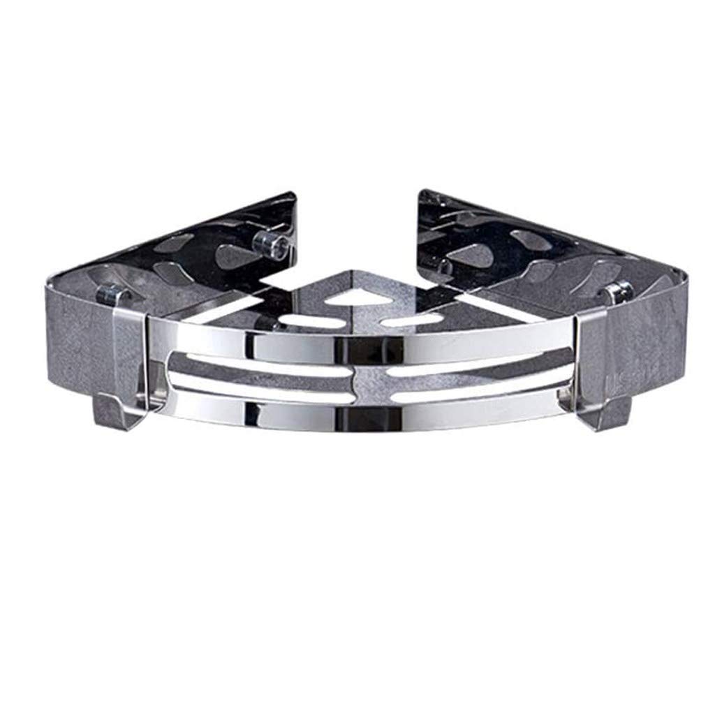 MVUYO FMURY Bathroom Toilet Rack Stainless Steel Triangle Wall Mounted Tub Shower Corner Caddy for Home