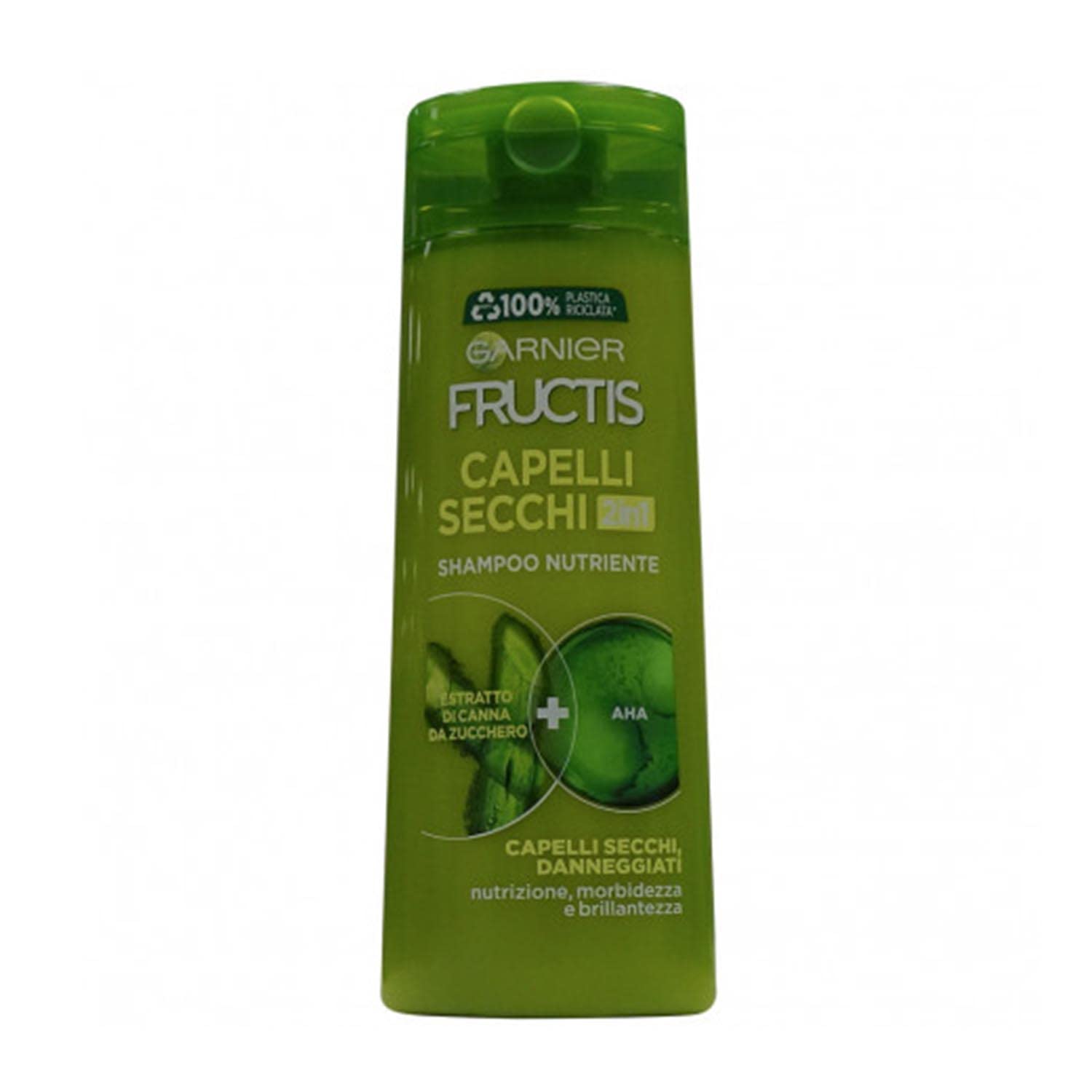 Fructis - Champú fortificante 2 en 1, para cabello seco, 250 ml, 12 unidades