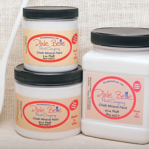 Dixie Belle Paint Company Chalk Finish Furniture Paint (Fluff) (32oz)