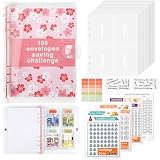Envelope Saving Challenge - 100 agenda di bilancio A5, con tracker e buste numerate