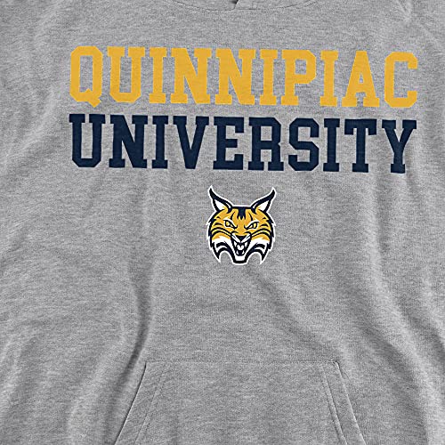 LOGOVISION Quinnipiac University Official Stacked Youth Kids Boy/Girls Pull-Over Hoodie Sweatshirt2