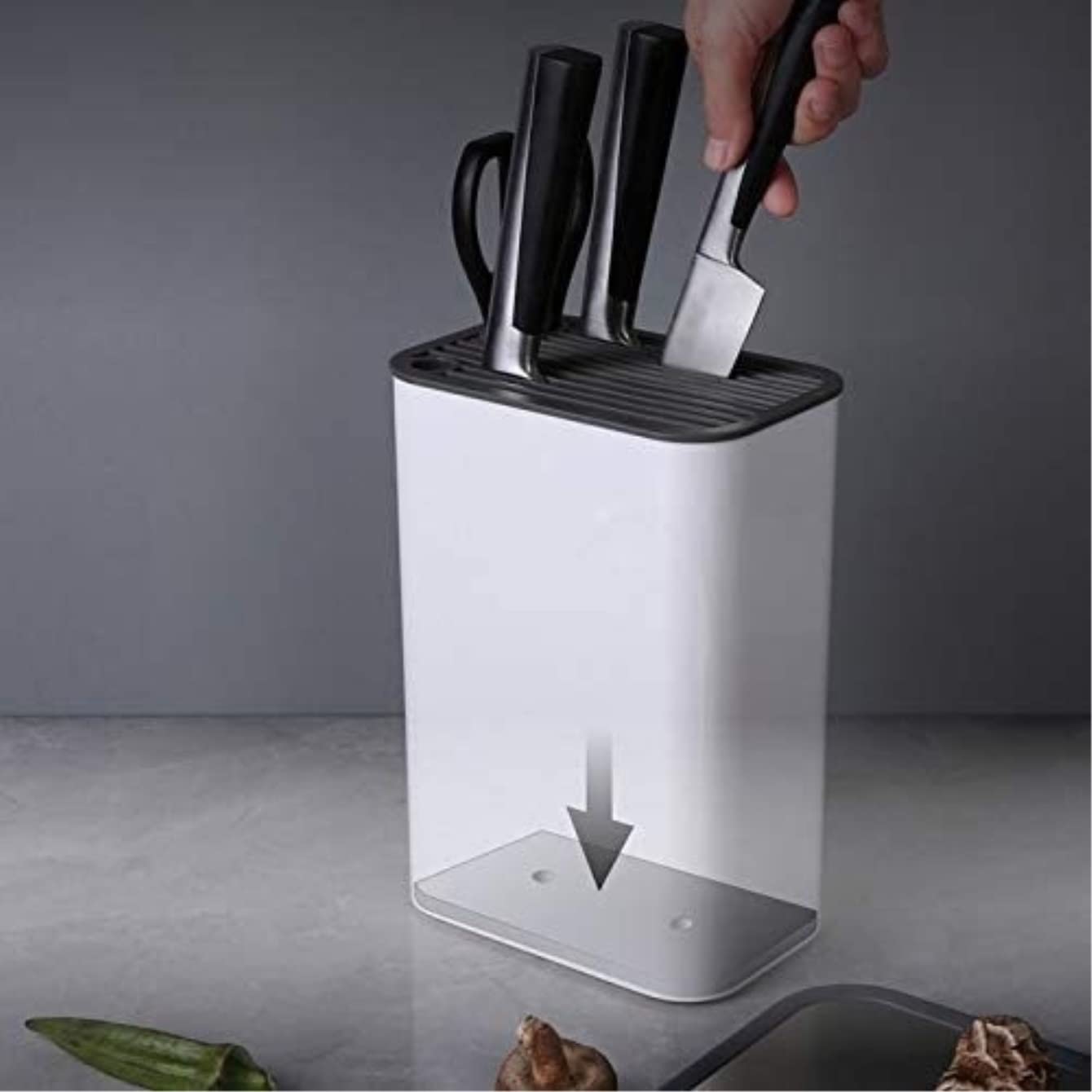 Bloque Cuchillos Cocina Soporte para Cuchillos De Cocina, Organizador Multifuncional, Herramienta De Almacenamiento, Soporte para Bloque De Cuchillos, Accesorios De Cocina