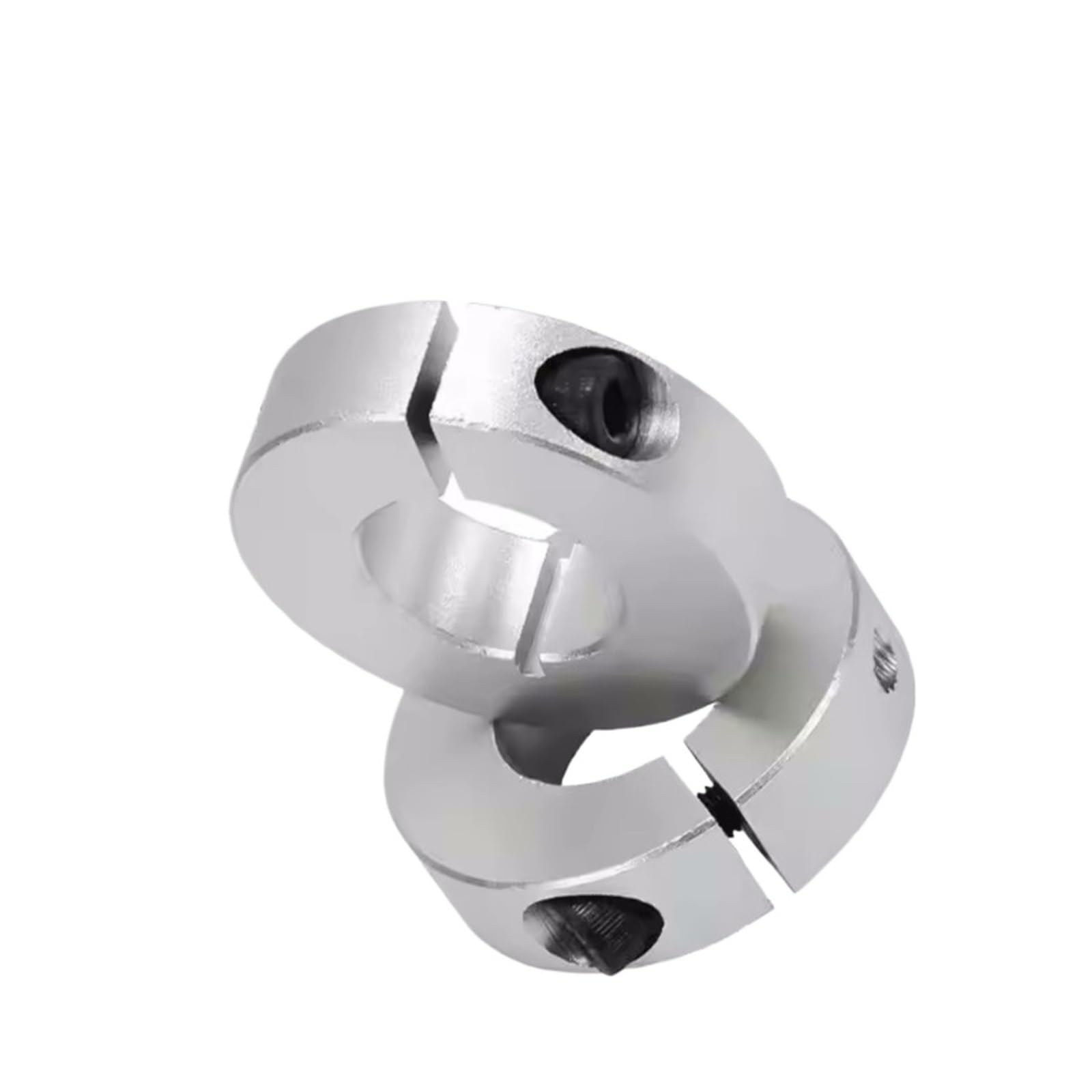 1 Uds. Anillo fijo de tipo abierto, rodamiento de luz, manga de límite, manga de bloqueo, Collar de eje de aluminio con hendidura(40-70-18)
