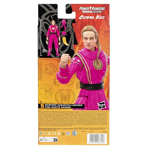 Figurine Hasbro Power Rangers X Cobra Kai Morphed Samantha LaRusso 15 cm Mixte - vue 7