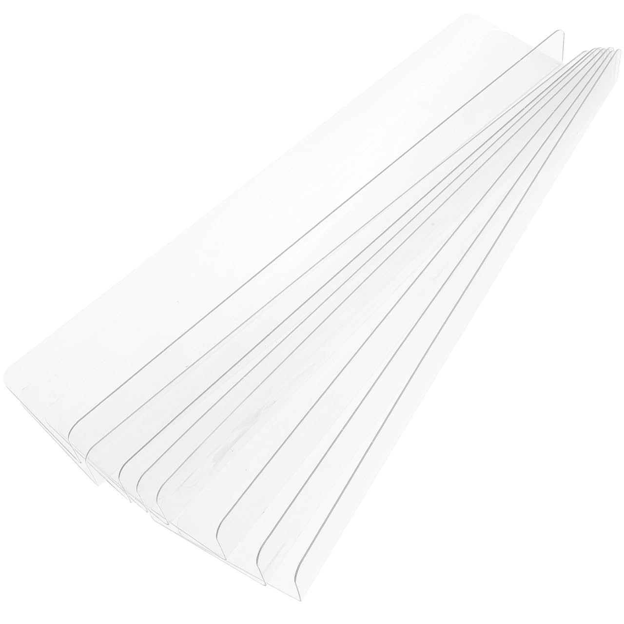 Abaodam Clear Small Pet Cage Blocker 8-Pack Cuttable Critter Cage Guard Wire Panel Liner for Guinea Pig Hamster Rabbit Indoor Pen Barrier