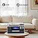 9 in 1Record Player with Bluetooth AM FM Radio USB SD MMC CD Cassette Playback Remote Control and Built in Dual Speakers 3 Speed Turntable for Home Entertainment