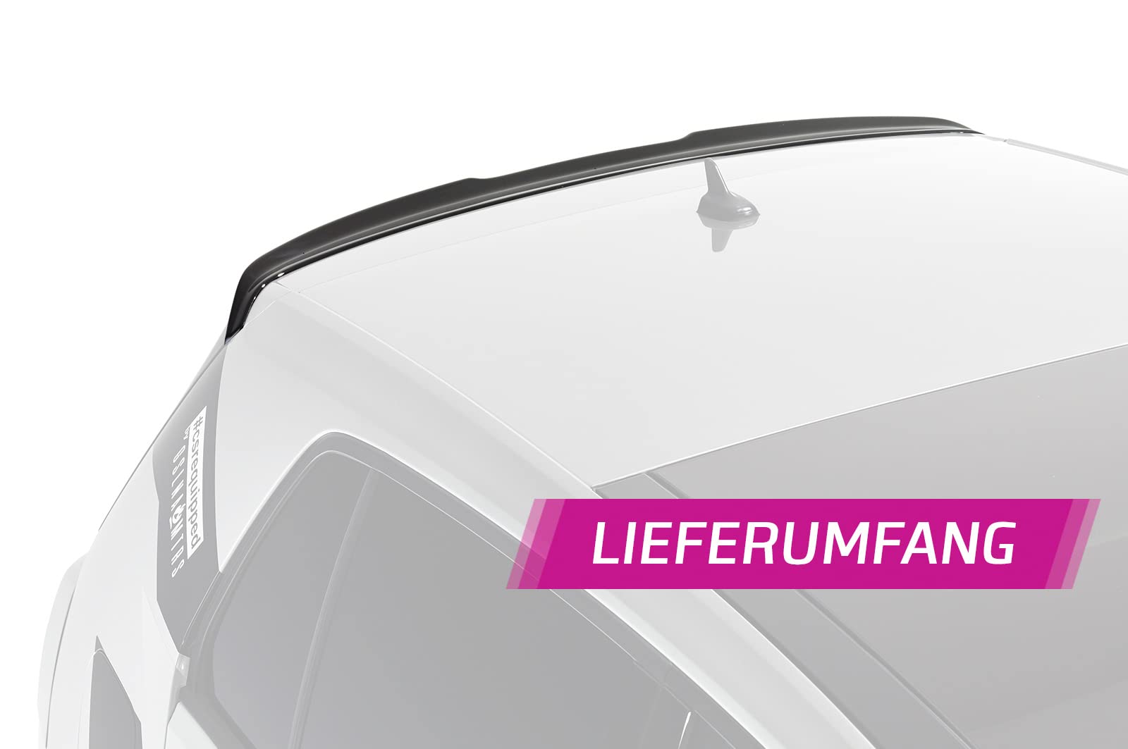 CSR-Automotive Heckflügel mit ABE Kompatibel mit VW Golf 7 Basis HF795-G