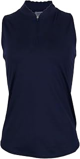 Apparel Women’s Athletic Clothing Chelsea Racerback Top for Golf, Workout, Casual Wear - Semi-Fitted, White