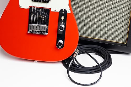 Image of Cableworks by Gator Cases Backline Series 10 Ft Straight to Right Angle Instrument Cable (GCWB-INS-10RA)