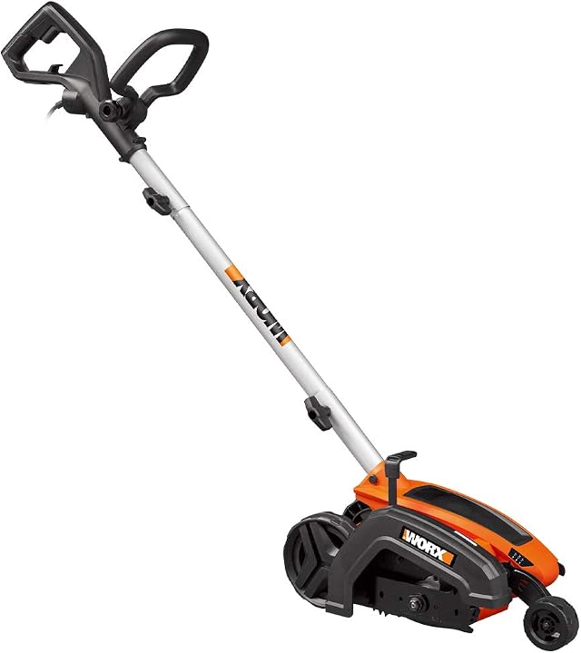 WORX Electric Lawn Edger, 12 Amp 7.5" Trencher for Lawn Landscaping, WG896 | 3-Position Adjustable Cutting Depth, Lawn Edging & Trenching Dual Use, Corded
