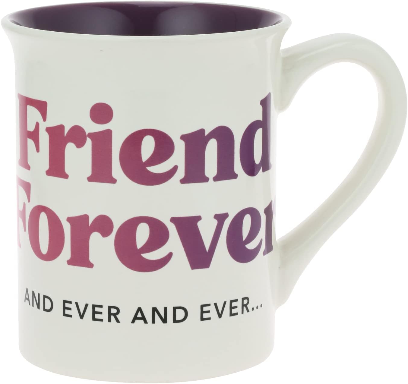 Enesco Our Name is Mud Friend Forever Timeless Gradient Coffee Mug, 16 Ounce, Multicolor