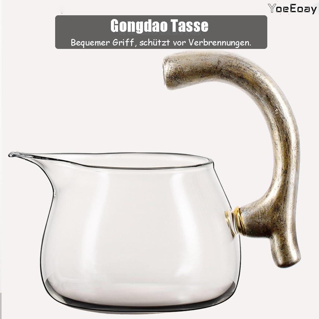 Teeservice Glas Teekanne Mit Magnet, Tier-Vogel-Design Lazy Kungfu Glasteeservice Semi Automatic Tea Set, Geeignet Für Teeliebhaber, Jungen Und Mädchen