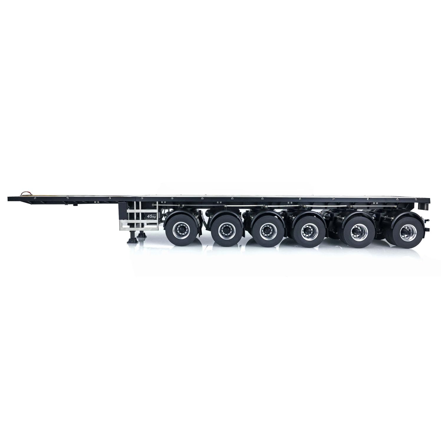 Toucan RC Hobby Bear 6 Achsen Flacher Anhänger für 1/14 TMY RC Traktor LKW Auto Modell, Wie auf der Abbildung