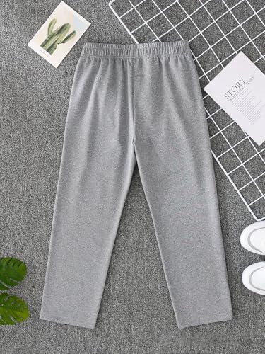 2 Pack Kids Running Sweatpants Soft Jogger Athletic Pants Boys Girls Fleece Breathable Stretchy Workout Sports Gym Wearing4